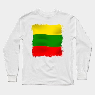 Lithuania Artwork Long Sleeve T-Shirt